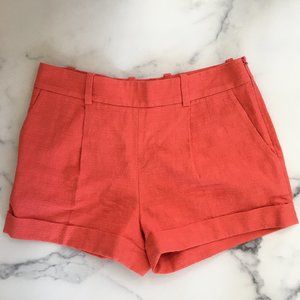 Diane von Furstenburg Gillian Shorts, Ocean Coral, Size 4